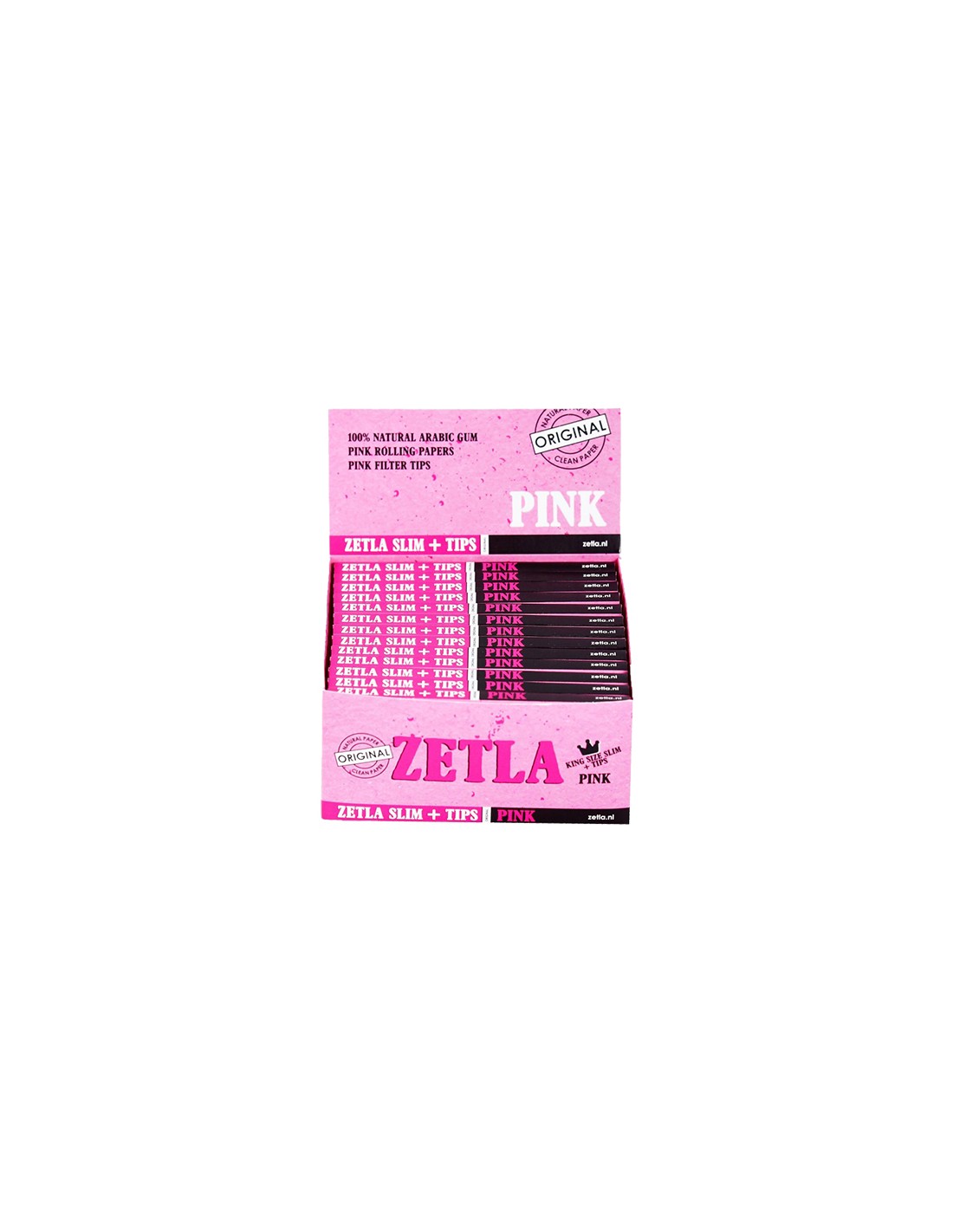 papeles de liar pink ks slim con boquillas caja de 26(1)