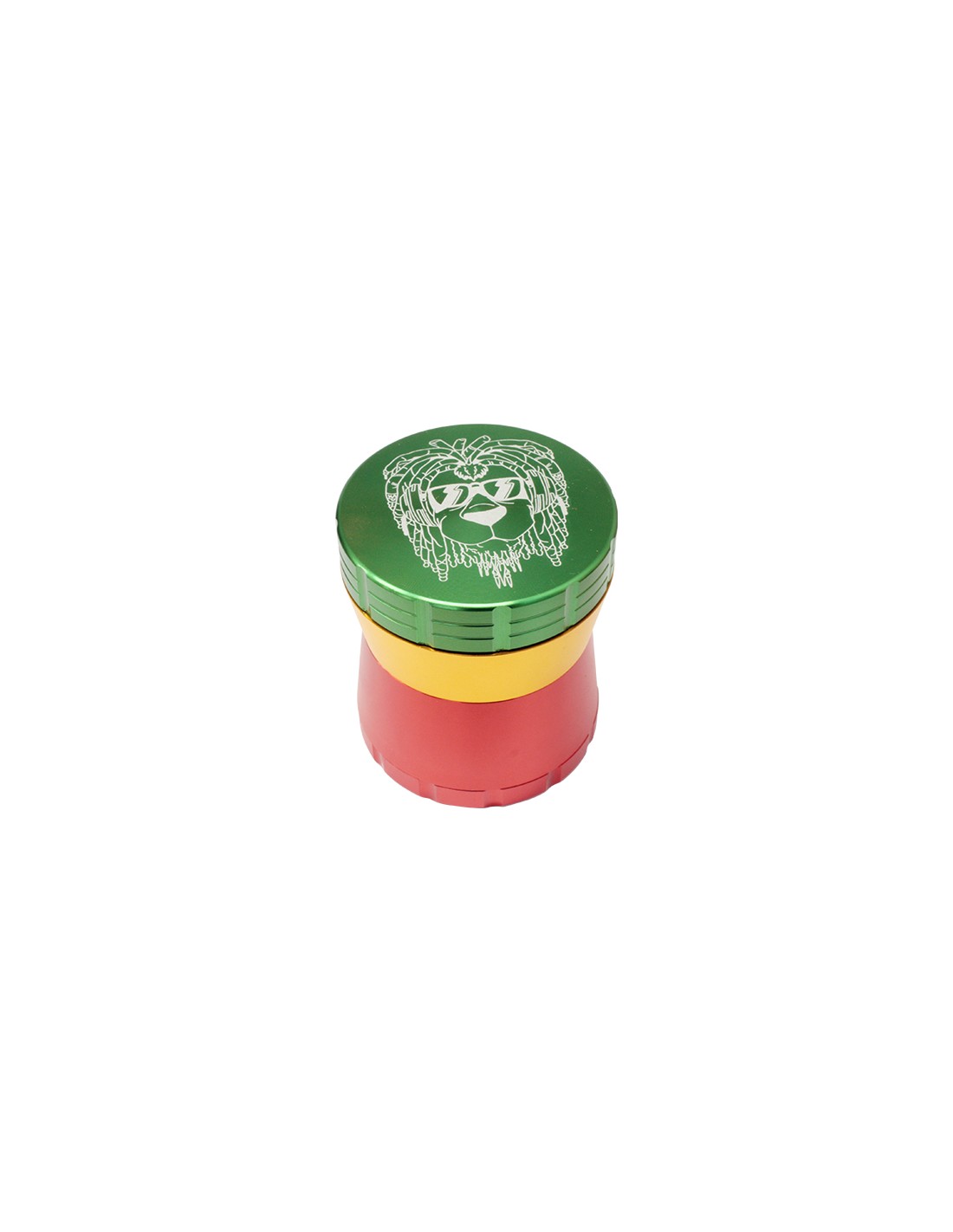 4 part cnc grinder 56mm rasta lion (1)