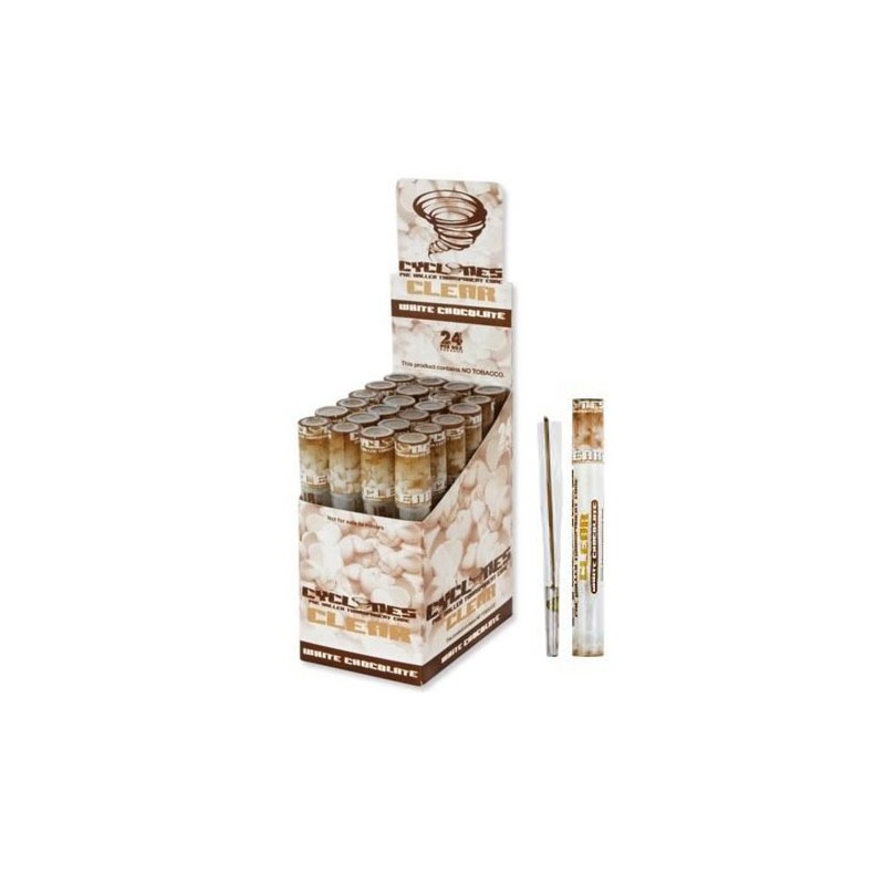cyclones clear white chocolate