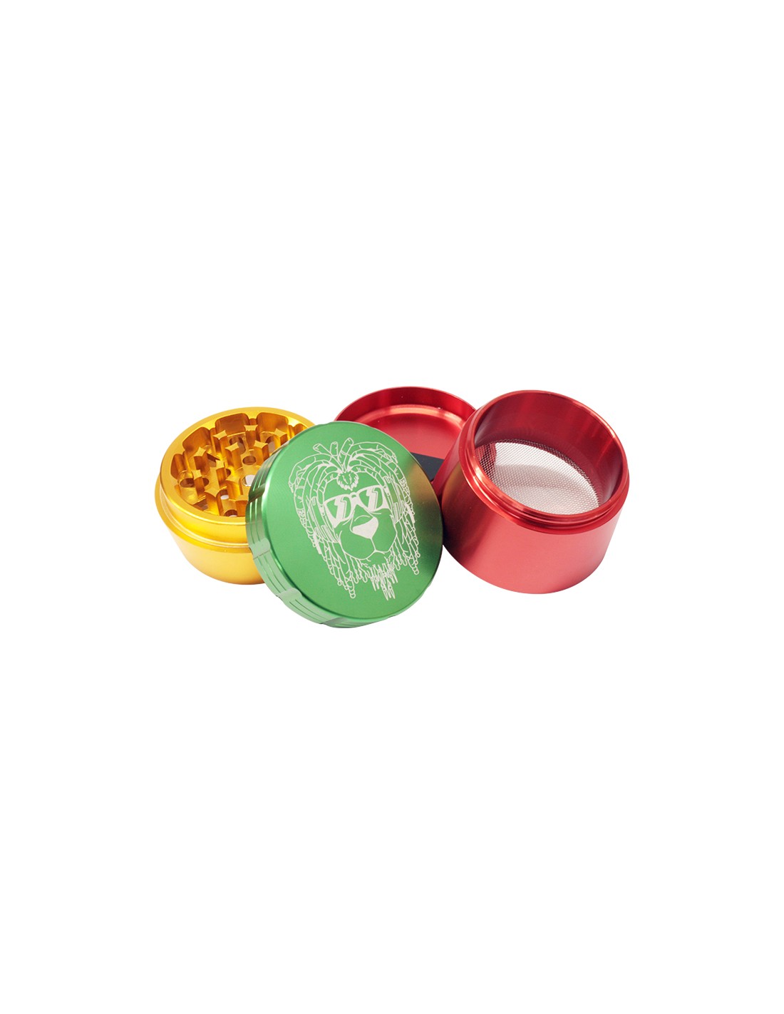grinder cnc de 4 partes 56mm rasta leon