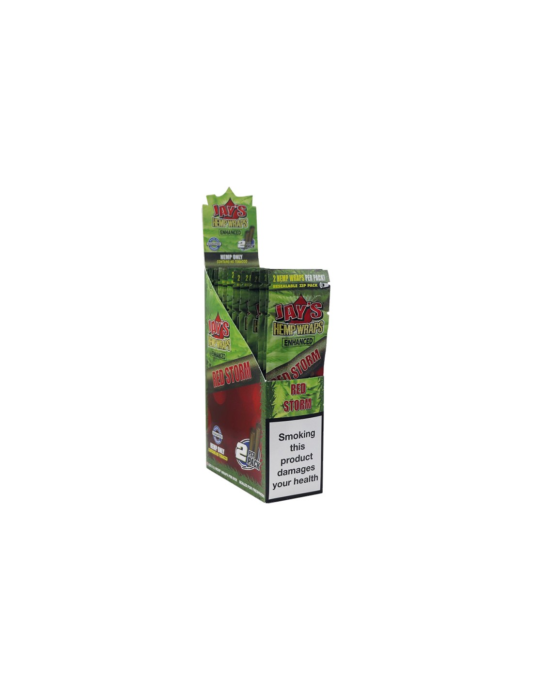 juicy hemp terp wraps red storm 2 x 25 por caja