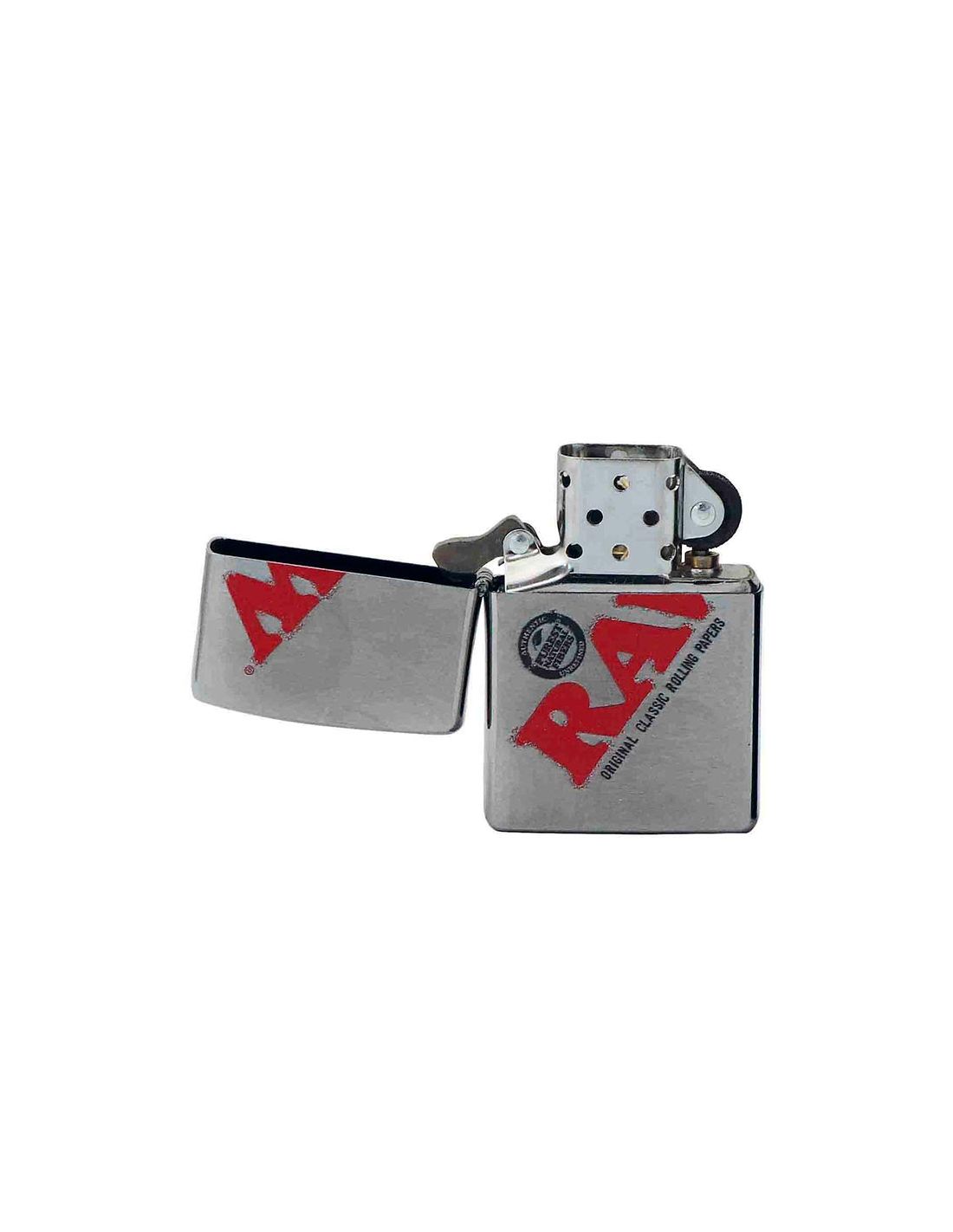 raw zippo silver